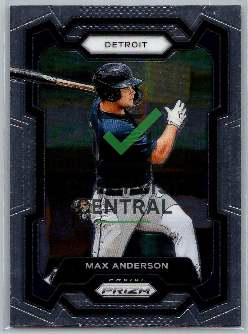 2024 Panini Prizm Max Anderson #98