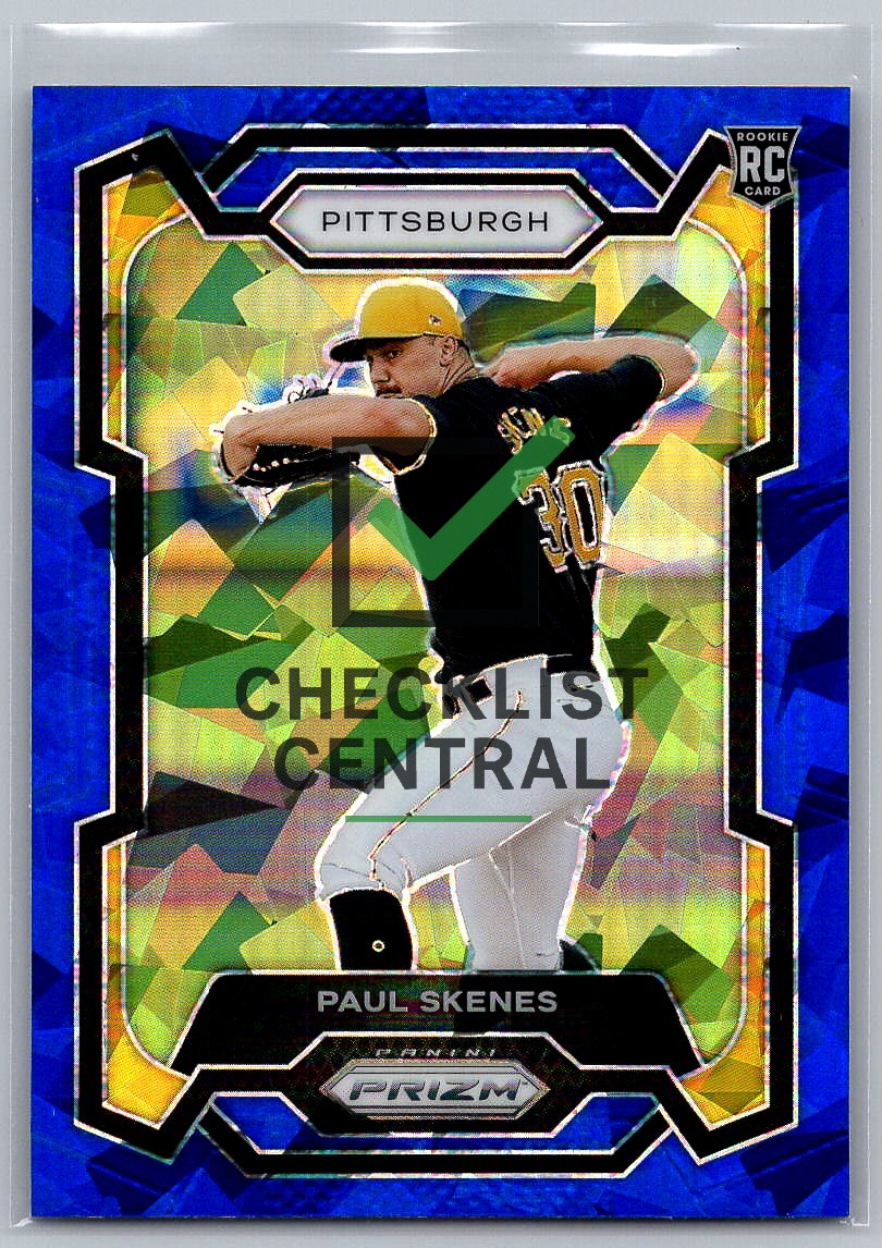 2024 Panini Prizm Prizms Blue Ice Paul Skenes #118