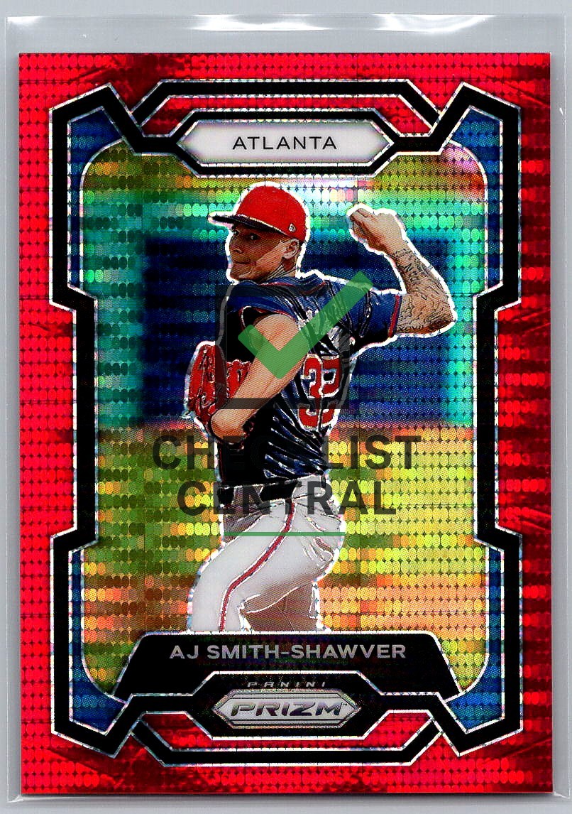 2024 Panini Prizm Prizms Orange Pulsar A.J. Smith-Shawver #95 - 356/399