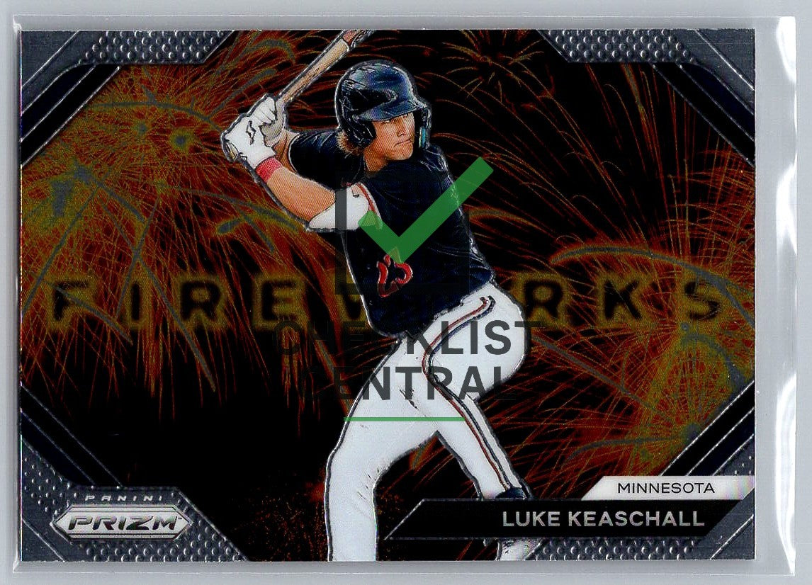 2024 Panini Prizm Fireworks Luke Keaschall #16