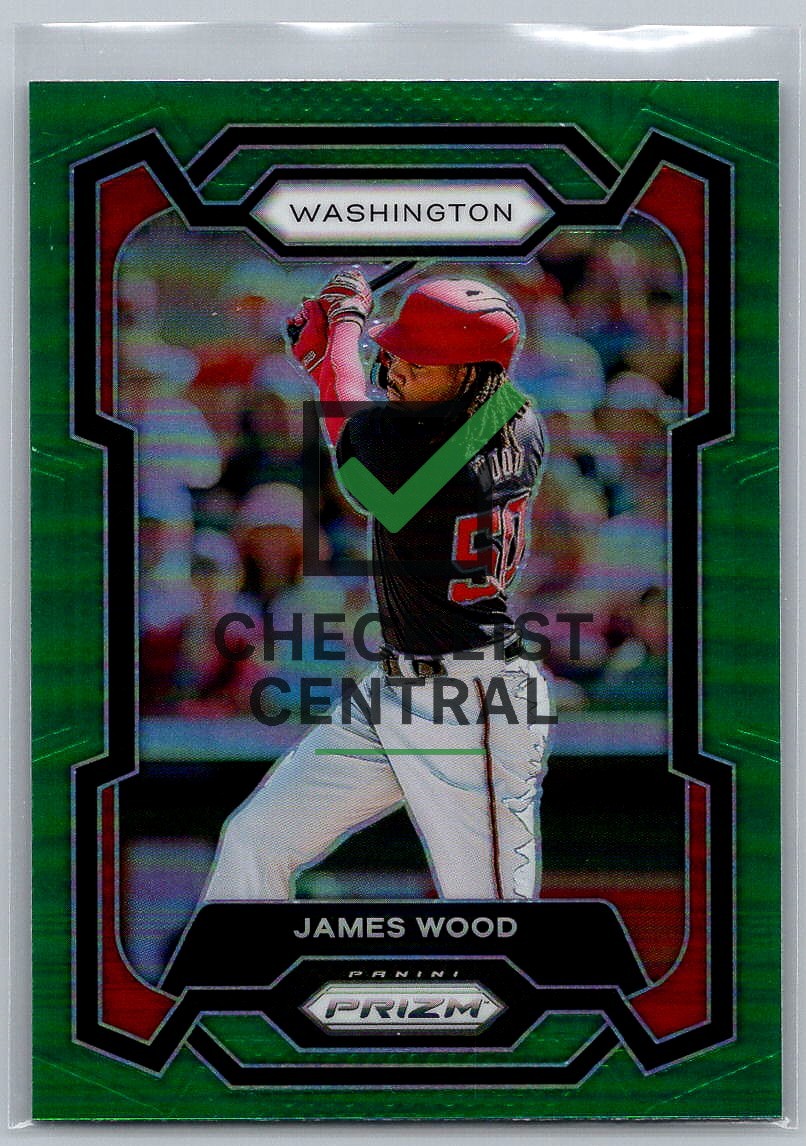 2024 Panini Prizm Prizms Green James Wood #129