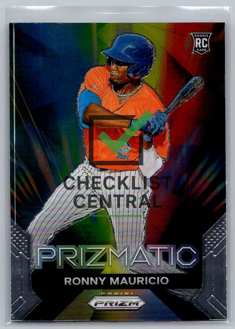2024 Panini Prizm Prizmatic Ronny Mauricio #10 RC