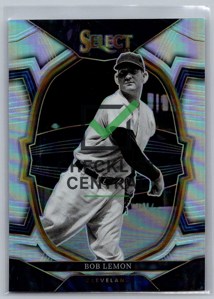 2023 Panini Select Prizms Silver Bob Lemon #84