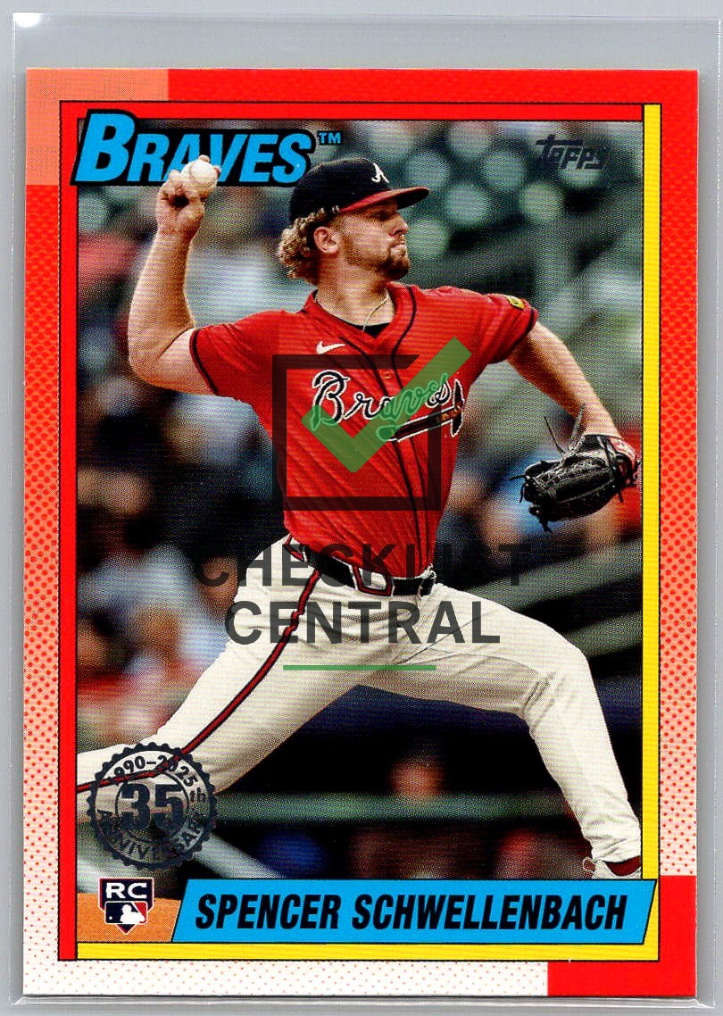 2025 Topps '90 Topps Spencer Schwellenbach #T90-34