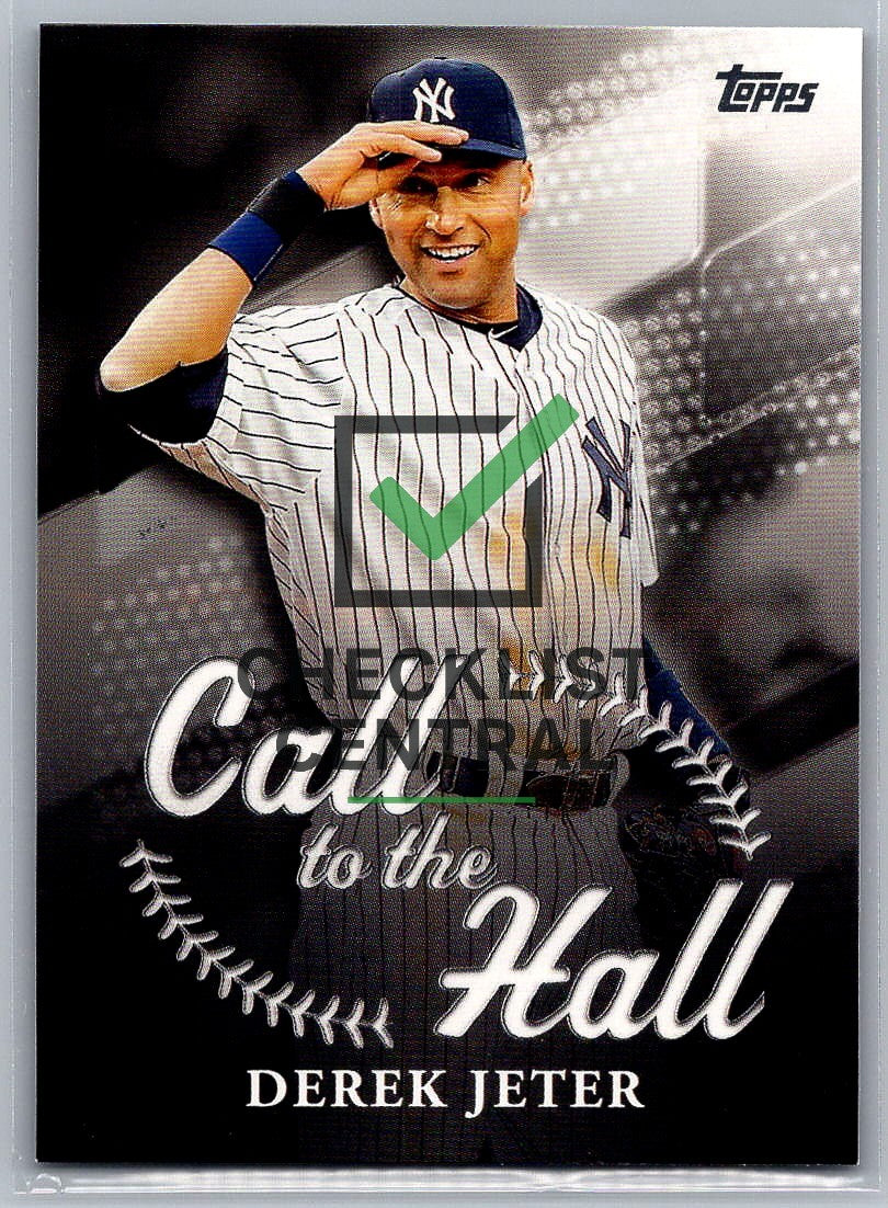 2025 Topps Call to the Hall Derek Jeter #CTH-17