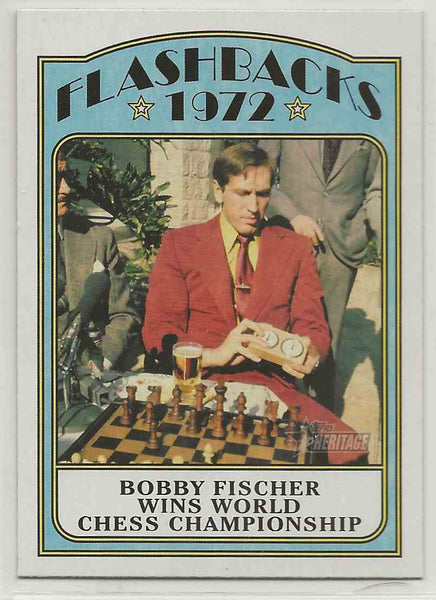 2021 Topps Heritage News Flashbacks Bobby Fisher #NF-BF