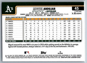 2025 Topps Chrome Miguel Andujar #45