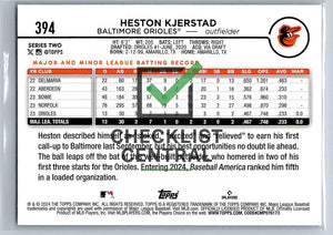2024 Topps Heston Kjerstad #394 RC