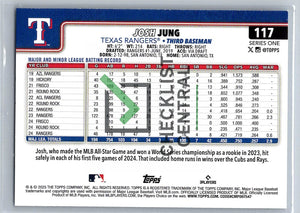 2025 Topps Josh Jung #117