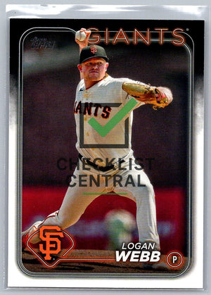 2024 Topps Logan Webb #4