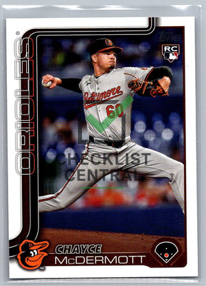 2025 Topps Chayce McDermott #32 RC