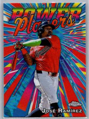 2025 Topps Chrome Power Players Jose Ramírez #PP-14