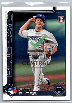 2025 Topps Jake Bloss #63 RC