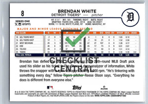 2024 Topps Brendan White #8 RC