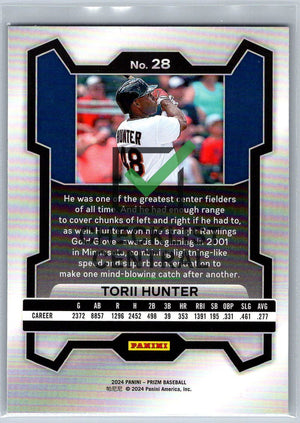 2024 Panini Prizm Torii Hunter #28