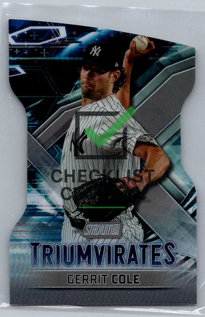 2023 Stadium Club Triumvirates Gerrit Cole #T-6