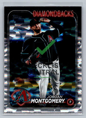 2024 Topps Update Silver Crackle Foilboard Jordan Montgomery #US297