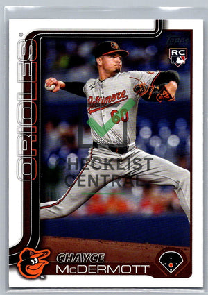 2025 Topps Chayce McDermott #32 RC