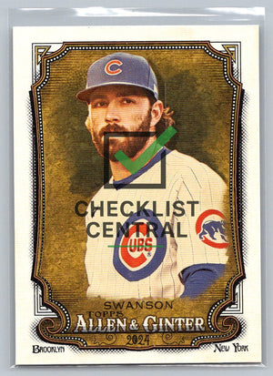 2024 Topps Allen & Ginter Dansby Swanson #10