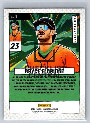 2024 Donruss Diamond Marvels Bryce Eldridge #1