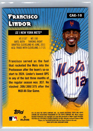 2025 Topps Chrome All Etch Francisco Lindor #CAE-10
