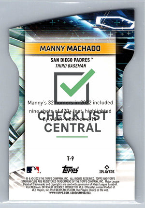 2023 Stadium Club Triumvirates Manny Machado #T-9