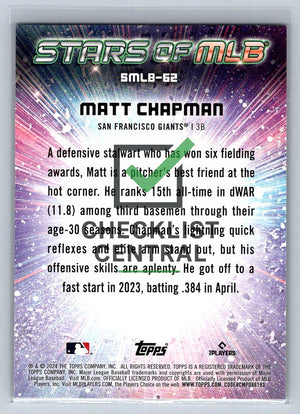 2024 Topps Stars of MLB Matt Chapman #SMLB-62