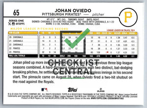 2024 Topps John Oviedo #65