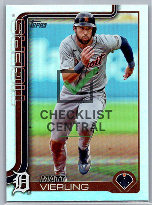 2025 Topps Rainbow Foil Matt Vierling #166
