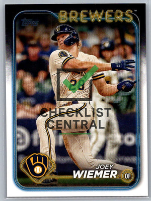2024 Topps Joey Wiemer #9
