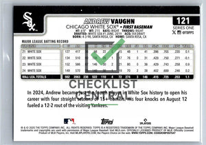 2025 Topps Andrew Vaughn #121