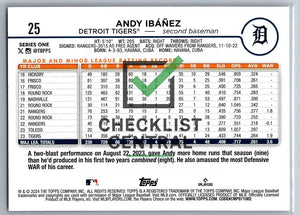 2024 Topps Andy Ibáñez #25