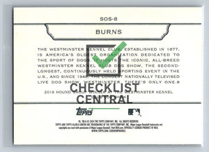 2024 Topps Allen & Ginter Westminster Stars of the Show Burns #SOS-8