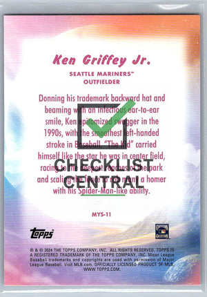 2024 Topps Update Mystical Ken Griffey Jr. #MYS-11
