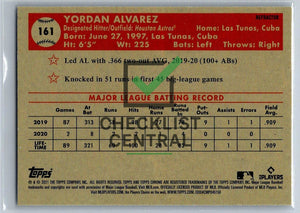 2021 Topps Chrome Platinum Anniversary Refractors Yordan Alvarez #161