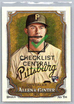 2024 Topps Allen & Ginter Nick Gonzalez #26 RC