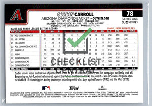 2025 Topps Corbin Carroll #78