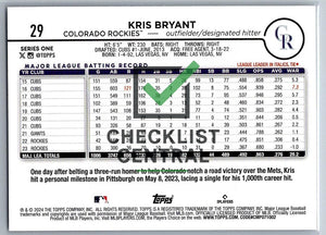 2024 Topps Kris Bryant #29
