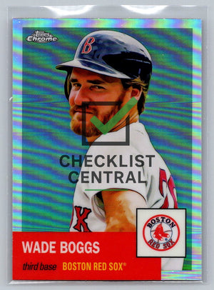 2022 Topps Chrome Platinum Anniversary Refractors Wade Boggs #23