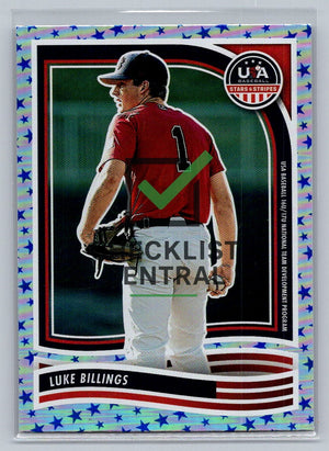 2024 Panini USA Baseball Stars & Stripes Stars Luke Billings #137