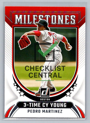 2024 Donruss Milestones Pedro Martinez #14
