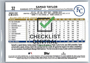 2024 Topps Samad Taylor #32 RC