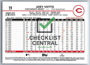 2024 Topps Joey Votto #19