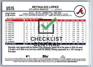 2024 Topps Update Reynaldo López #US15