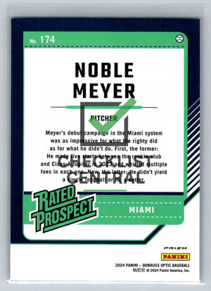 2024 Donruss Optic Holo Noble Meyer #174