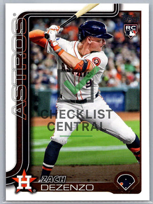 2025 Topps Zach Dezenzo #89 RC