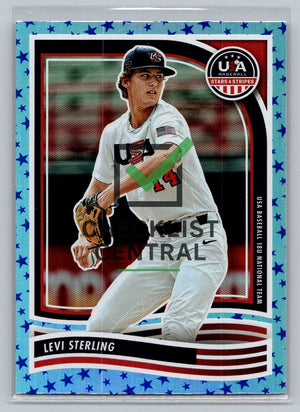 2024 Panini USA Baseball Stars & Stripes Stars Levi Sterling #87