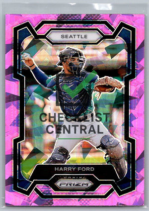 2024 Panini Prizm Prizms Pink Ice Harry Ford #261