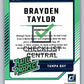 2024 Donruss Green Laser Brayden Taylor #171 Rated Prospect