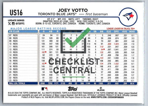 2024 Topps Update Joey Votto #US16